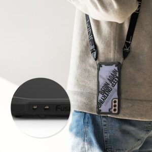 Ringke Fusion X Design durable PC dėklas su TPU Bumper for Samsung Galaxy S21+ 5G (S21 Plus 5G) juodos spalvos (Routine) (XDSG0054) - Image 9