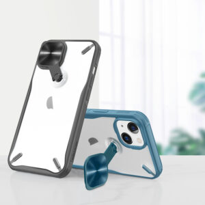 Nillkin Cyclops Case durable dėklas su camera cover and foldable stand for Apple iPhone 13 juodos spalvos - Image 7