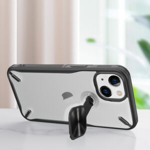 Nillkin Cyclops Case durable dėklas su camera cover and foldable stand for Apple iPhone 13 juodos spalvos - Image 9