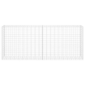 vidaXL Gabiono krepšys, 85x30x200cm, cinkuotas plienas 142359 - Image 2