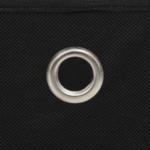 vidaXL Daiktadėžės, 4vnt., neaustinis audinys, 32x32x32cm, juodos 245745 - Image 5