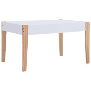 vidaXL Vaikiškas stalo ir kėdžių komplektas, juodas ir baltas, 3 dalių 286189 - Image 5