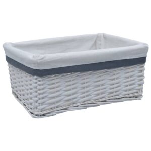 vidaXL Sudedamų krepšių rinkinys, 3 dalių, baltos spalvos, gluosnis 286976 - Image 5