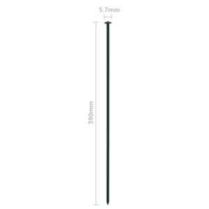 vidaXL Sodo tvoros rinkinys, žalios spalvos, 77,3x26cm, arkinis viršus 146101 - Image 6