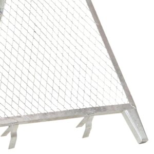 vidaXL Sodo sietas, galvanizuotas plienas 146151 - Image 3