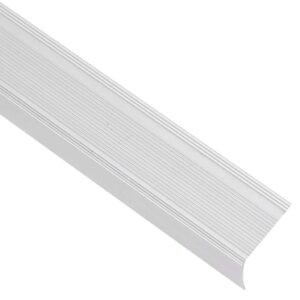 vidaXL Profiliai laiptams, 5vnt., sidabro, 90 cm, aliuminis, L formos 146735 - Image 2