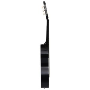 vidaXL Klasikinė gitara su dėklu pradedantiesiems, juoda, 3/4 36" 3055889 - Image 3