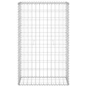 vidaXL Gabiono siena su dangčiais, 60x30x100cm, galvanizuotas plienas 147811 - Image 3