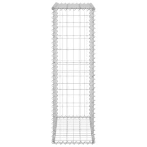 vidaXL Gabiono siena su dangčiais, 60x30x100cm, galvanizuotas plienas 147811 - Image 4