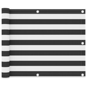 vidaXL Balkono pertvara, antracito/balta, 75x300cm, oksfordo audinys 134878