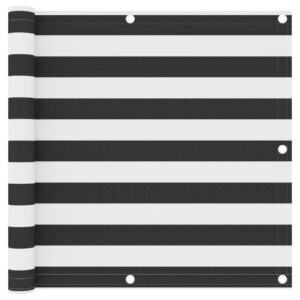 vidaXL Balkono pertvara, antracito/balta, 90x300cm, oksfordo audinys 134880