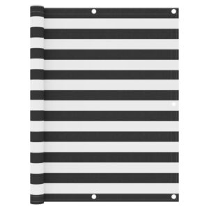 vidaXL Balkono pertvara, antracito/balta, 120x500cm, oksfordo audinys 134886