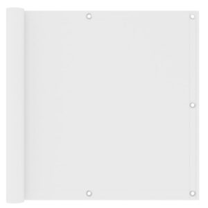 vidaXL Balkono pertvara, baltos spalvos, 90x300cm, oksfordo audinys 134892
