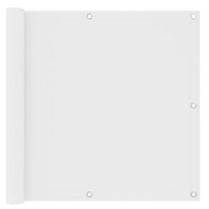 vidaXL Balkono pertvara, baltos spalvos, 90x400cm, oksfordo audinys 134893