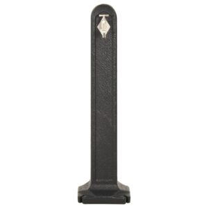 vidaXL Sodo vandens kolonėlė su maišytuvu, antracito, akmens imitacija 316182 - Image 2