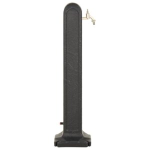 vidaXL Sodo vandens kolonėlė su maišytuvu, antracito, akmens imitacija 316182 - Image 3