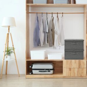 vidaXL Daiktadėžės, 2vnt., antracito spalvos, 50x30x25cm, audinys 332913 - Image 1