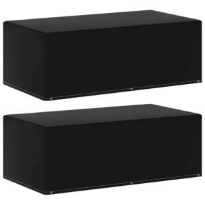 vidaXL Sodo baldų uždangalai kepsninei, 2vnt., 170x90x60cm 3082846