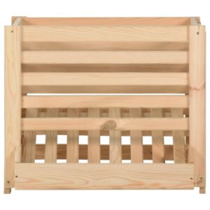 vidaXL Bulvių dėžė, 60x40x50cm, pušies medienos masyvas 327328 - Image 2