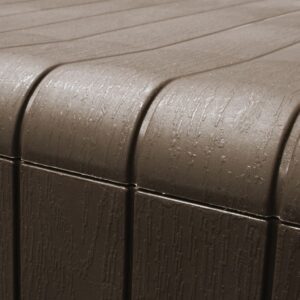 vidaXL Dėžė pagalvėlėms, rudos spalvos, 117x45,5x57,5cm, 270l 337905 - Image 6