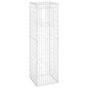 vidaXL Gabionų krepšių kolonos, 2vnt., 50x50x180cm, geležis 151273 - Image 2