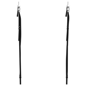 vidaXL Dvigubi baidarių laikymo diržai su irklų spaustukais, 50kg 156340 - Image 3