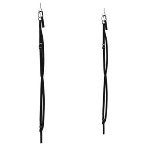 vidaXL Dvigubi baidarių laikymo diržai su irklų spaustukais, 50kg 156340 - Image 5