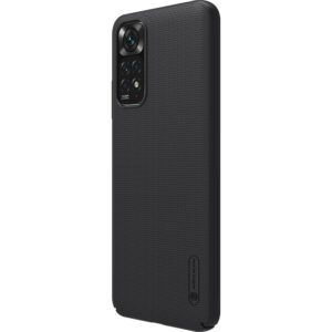 Nillkin Super Frosted Shield Durable Case Cover Xiaomi Redmi Note 11T 5G / Note 11S 5G / Note 11 5G (China) / Poco M4 Pro 5G juodos spalvos - Image 2