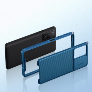 Nillkin CamShield Pro Case Hard Armor Cover Camera Cover for Xiaomi Mi 11T Pro / Mi 11T juodos spalvos - Image 9