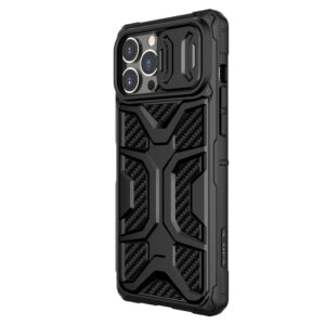 Nillkin Adventruer Case dėklas skirtas Apple iPhone 13 Pro Armored Cover with Camera Protector juodos spalvos - Image 2