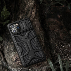 Nillkin Adventruer Case dėklas skirtas Apple iPhone 13 Pro Armored Cover with Camera Protector juodos spalvos - Image 7