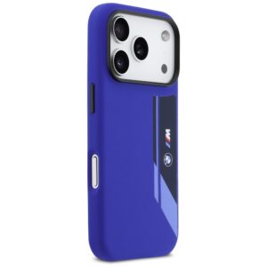 Dėklas BMW M Silicon Vertical Logo MagSafe skirtas Apple iPhone 17 Pro navy - Image 4