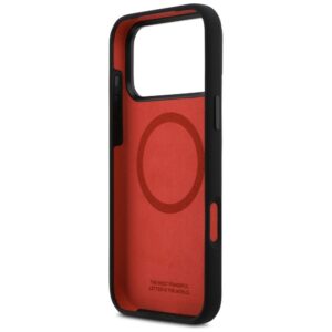 BMW M Silicon Tricolor Line MagSafe Dėklas skirtas Apple iPhone 17 Pro Max juodos spalvos - Image 7