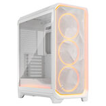 Fractal Design Meshify 3 Ambience Pro RGB White TG Clear PC Case, Mid Tower, E-ATX - White