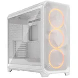 Fractal Design Meshify 3 XL RGB TG PC Case, Full Tower, E-ATX, Tempered Glass - White