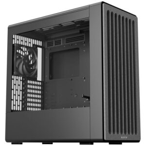 HAVN BF 360 Flow PC Case, Midi Tower, E-ATX, Tempered Glass - Black