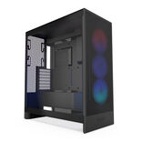 NZXT H7 Flow RGB PC Case, Mid-Tower, E-ATX, RGB, Tempered Glass - Black