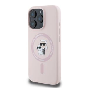 Karl Lagerfeld KLHMP16XSCMKCRHP Apple iPhone 16 Pro Max 6.9" pink harddėklas Silicone Karl&Choupette H - Image 3