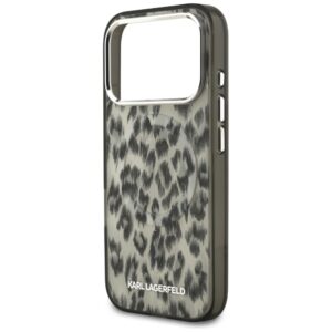 Karl Lagerfeld IML Leopard Pattern MagSafe Dėklas skirtas Apple iPhone 17 Pro rudos spalvos - Image 6