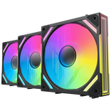 Alpenföhn WingBoost 4 PWM Fan, RGB - 3-Pack, 120mm, black