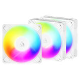 ARCTIC P12 Pro Reverse A-RGB PWM Fan - 120mm, white, pack of 3