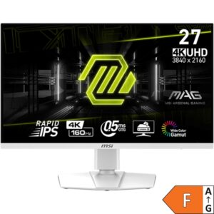 Monitorius MSI MAG 274URFW 27" / 4K UHD / 160Hz / 0,5ms (GTG) (white) – adjustable stand - PD 15W - Image 1