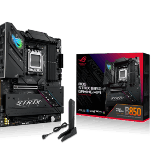 ASUS ROG STRIX B850-F Gaming WiFi Motherboard, Socket AM5, AMD B850, ATX, DDR5