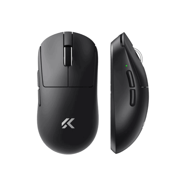 MCHOSE A7 V2 Ultra Wireless Black (Juoda) Belaidė Žaidimų Pelė