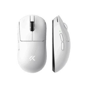 MCHOSE A7 V2 Ultra Wireless White (Balta) Belaidė Žaidimų Pelė