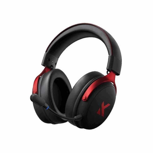 MCHOSE V9 Pro Black Red (Juodos) Belaidės Žaidimų Ausinės