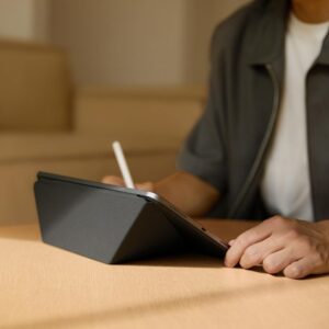 Dėklas PITAKA MagEZ 2 skirtas Apple iPad Pro 12.9" (2021-2022) iPad Air 13" (2024-2025) juodos spalvos - Image 9