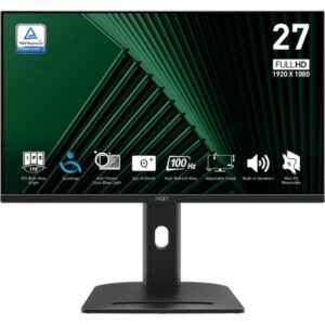 Monitorius MSI PRO MP275PG / 27" / FHD / IPS / 100Hz / 1ms (MPRT) / black - adjustable stand