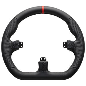 Asetek SimSports GT Rim - Closed D, Leather - black - Image 2