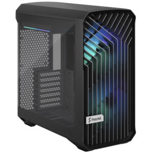 Fractal Design Torrent Compact RGB Mid Tower Light Tint, Tempered Glass, Black - Image 2